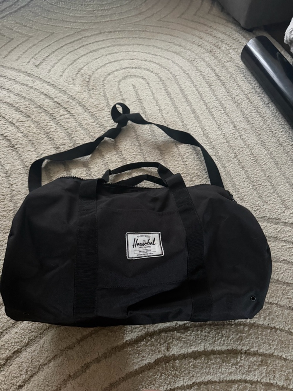 Herschel Supply Company Black Men's Duffel with Shoulder Strap